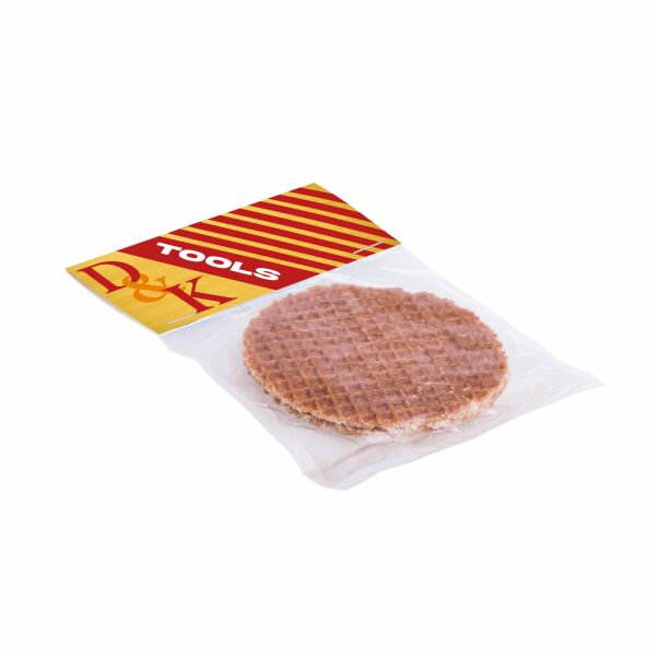 Stroopwafel met kopkaartje