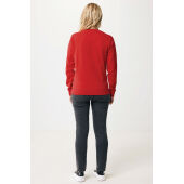 IQONIQ Zion gerecycled katoen sweater, rood (XXS)