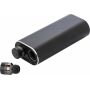Aluminium 2-in-1 powerbank Letitia zwart