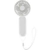 Aervia draagbare ventilator van gerecycled plastic - Wit Aervia draagbare ventilator van gerecycled plastic - Wit