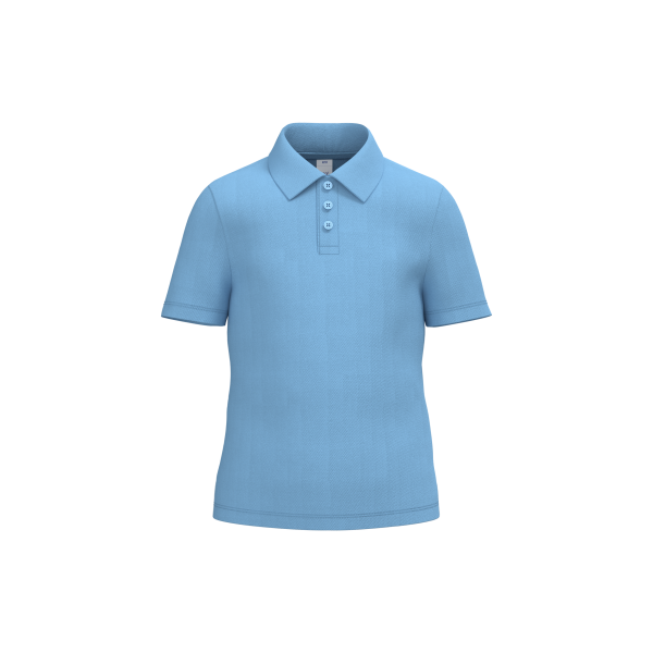 Kinder piquépolo Ideal Sky Blue 2/4 jaar Kinder piquépolo Ideal Sky Blue 2/4 jaar