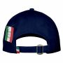 Heavy brushed cap - Italian made - Navy