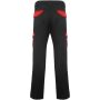 Trooper Arbeitshose, 250 g/m 2 - schwarz/rot - 58