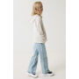 IQONIQ Yengo kids recycled katoen hoodie met steekzakken, ivory white (910)