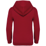 Ecologische kindersweater met capuchon Hibiscus Red 4/6 jaar