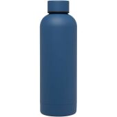 Spring 500 ml RCS-gecertificeerde gerecyclede roestvrijstalen koperen vacuümgeïsoleerde fles - Oceaanblauw Spring 500 ml RCS-gecertificeerde gerecyclede roestvrijstalen koperen vacuümgeïsoleerde fles - Oceaanblauw