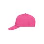 5 Panel Promo Cap Lightly Laminated pink one size