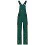 Workwear Pants with Bib - COLOR - dark green/orange 44