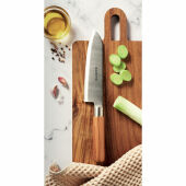 SLICE - Beukenhouten koksmes - Zilver