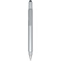 Dora multifunctionele pen van gerecycled aluminium (zwarte inkt) - Zilver Dora multifunctionele pen van gerecycled aluminium (zwarte inkt) - Zilver