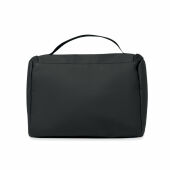 AWAY - Toilettas met ophanghaak in PU - Zwart