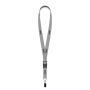 Afneembare polyester lanyard in Pantone-kleur met zeefdruk en bulldogclip Afneembare polyester lanyard in Pantone-kleur met zeefdruk en bulldogclip