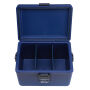Brisby Koelbox - Frigobox - Coolbox - Auto - Lichtgewicht - Broodtrommel - 12L - 2 Gratis koelelementen van 450ml per stuk -  Incl. Dividers Snijplanken - Bieropener - Flesopener - Max. 40 uur isolatie - Blauw