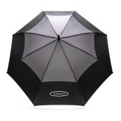 27" Impact AWARE™ RPET 190T auto open stormproof paraplu, antraciet