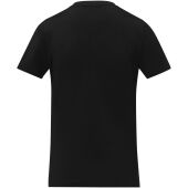 Somoto Dames T-shirt met V-hals en korte mouwen - Zwart - XS