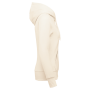Ecologische damessweater met capuchon Coconut Milk M