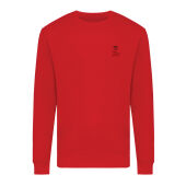 Iqoniq Zion gerecycled katoen sweater, rood (L)