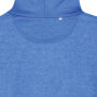 Iqoniq Abisko gerecycled katoen hoodie met rits, heather blue (XXXL)