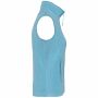 Bodywarmer van microfleece dames cloudy blue heather 4XL