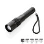 Gear X USB oplaadbare zaklamp, zwart