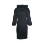 Bathrobe Deluxe Hooded Velours, 450 gr/m², Anthracite S/M