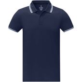 Amarago 200 g/m² tipping herenpolo met korte mouwen - Marineblauw - XXL Amarago 200 g/m² tipping herenpolo met korte mouwen - Marineblauw - XXL