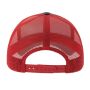 RAPPER COTTON-S, DARK GREY/RED, One size, ATLANTIS HEADWEAR