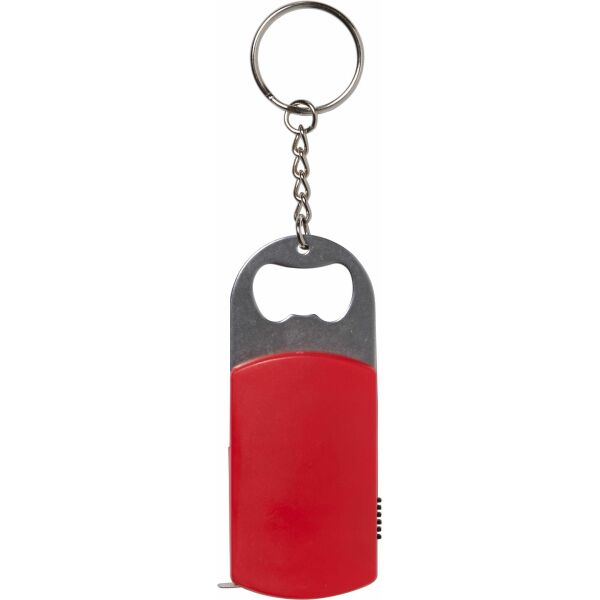 ABS sleutelhanger met flesopener Karen zwart ABS sleutelhanger met flesopener Karen zwart