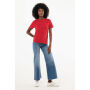 IQONIQ Brett gerecycled katoen t-shirt, rood (XL)