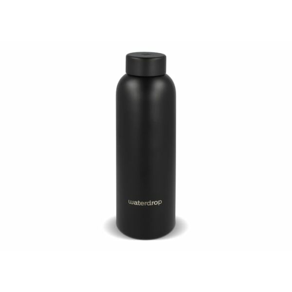 Waterdrop Roestvrijstalen Fles met Stalen dop 600ml Waterdrop Roestvrijstalen Fles met Stalen dop 600ml