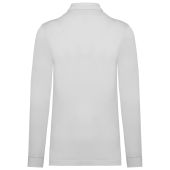 Bio180 piqué herenpolo lange mouwen White XS