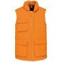 Gewatteerde bodywarmer orange L