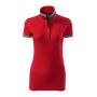 Polo Shirt women's Collar Up formula red S