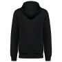Ecologisch uniseks sweatvest met capuchon Black 4XL