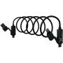 SCX.design C59 magnetische siliconen oplaadkabel van 100 W - Zwart SCX.design C59 magnetische siliconen oplaadkabel van 100 W - Zwart