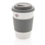 Herbruikbare koffiebeker 270ml, grijs
