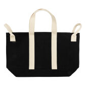 BEAU AWARE™ strandtas van 400gsm gerecycled canvas, zwart BEAU AWARE™ strandtas van 400gsm gerecycled canvas, zwart