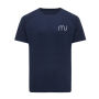 IQONIQ Tikal gerecycled polyester sneldrogend sport t-shirt, donkerblauw (XXXL)