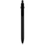 Fidget balpen van gerecycled plastic (zwarte inkt) - Zwart