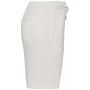 Ecologische herenshort French Terry  washed ivory M