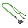Crossbody, trendy duotone lanyard telefoonhouder van polyester Crossbody, trendy duotone lanyard telefoonhouder van polyester