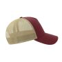RAPPER COTTON-S, BURGUNDY/STONE, One size, ATLANTIS HEADWEAR