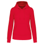 Ecologische damessweater met capuchon Red L