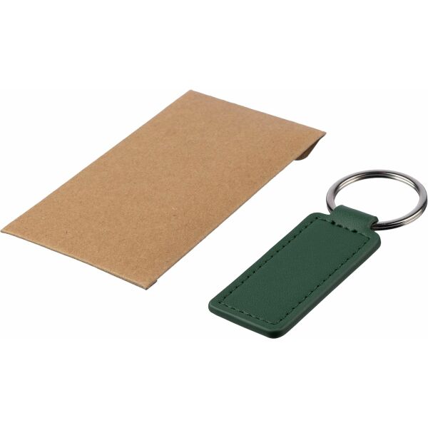 Appel leren en PU sleutelhanger Sabrina zwart Appel leren en PU sleutelhanger Sabrina zwart