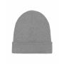S/S Rib Beanie - Mid Heather Grey