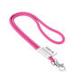 Polyester 2-kleurige koord-lanyard met full color label