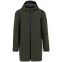 Ecologisch waterdicht uniseks jasje Organic Khaki XXS