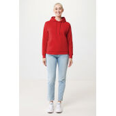Iqoniq Jasper gerecycled katoen hoodie, rood (XXS)