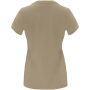 Capri damesshirt met korte mouwen - Zand - 3XL