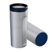 donkerblauw, zilver, wit